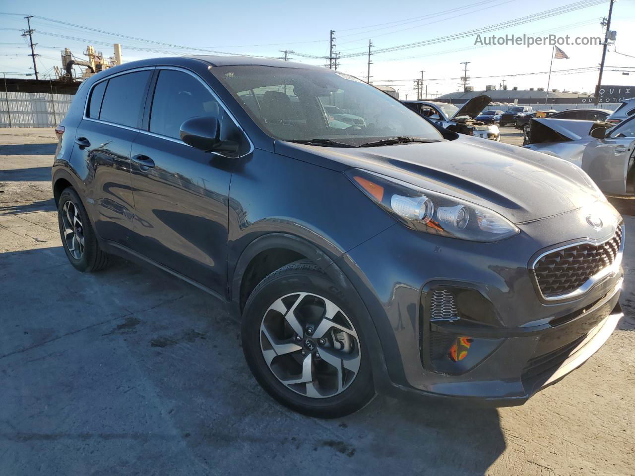 2020 Kia Sportage Lx Gray vin: KNDPM3AC2L7723275