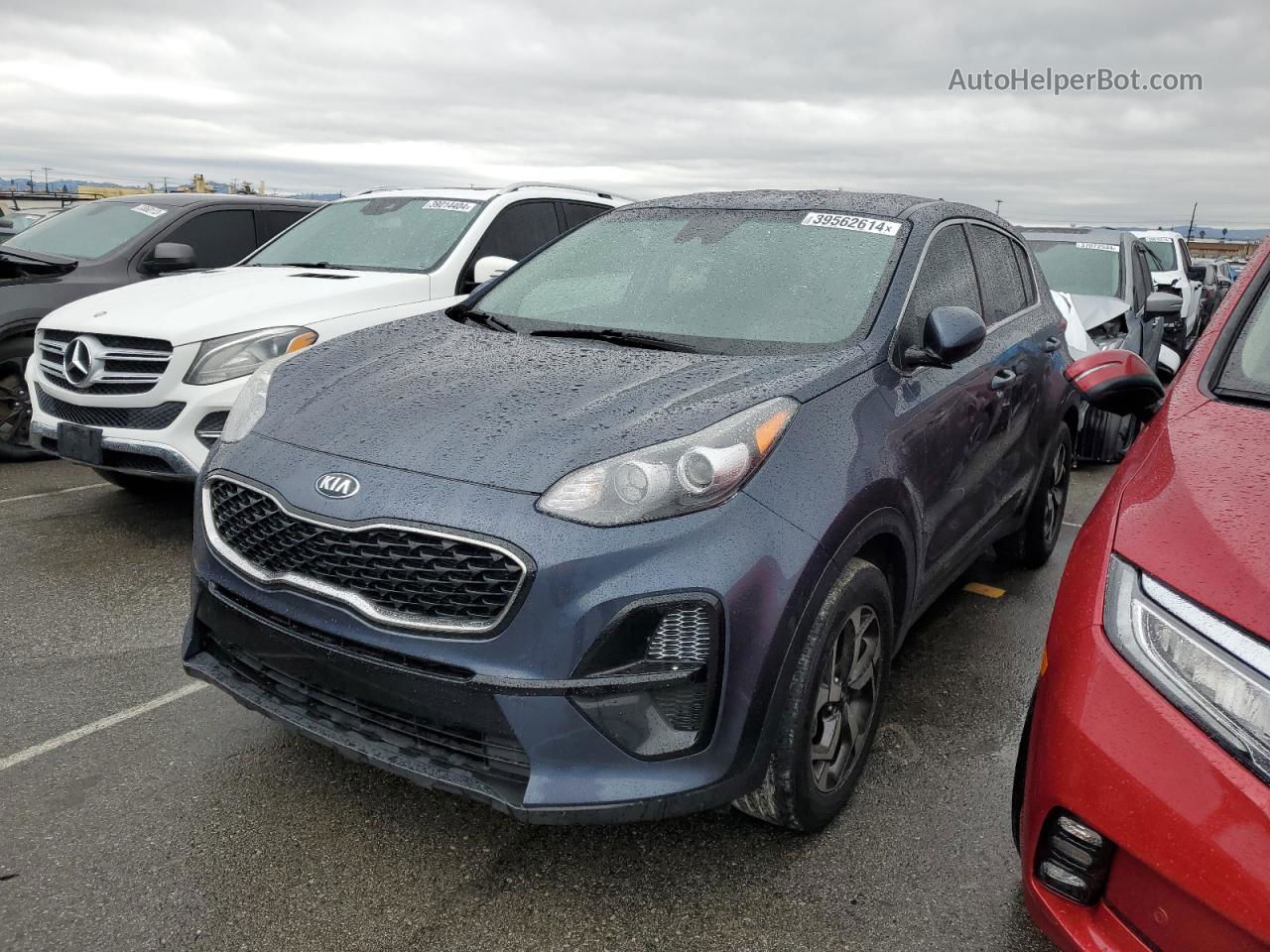 2020 Kia Sportage Lx Gray vin: KNDPM3AC2L7723275