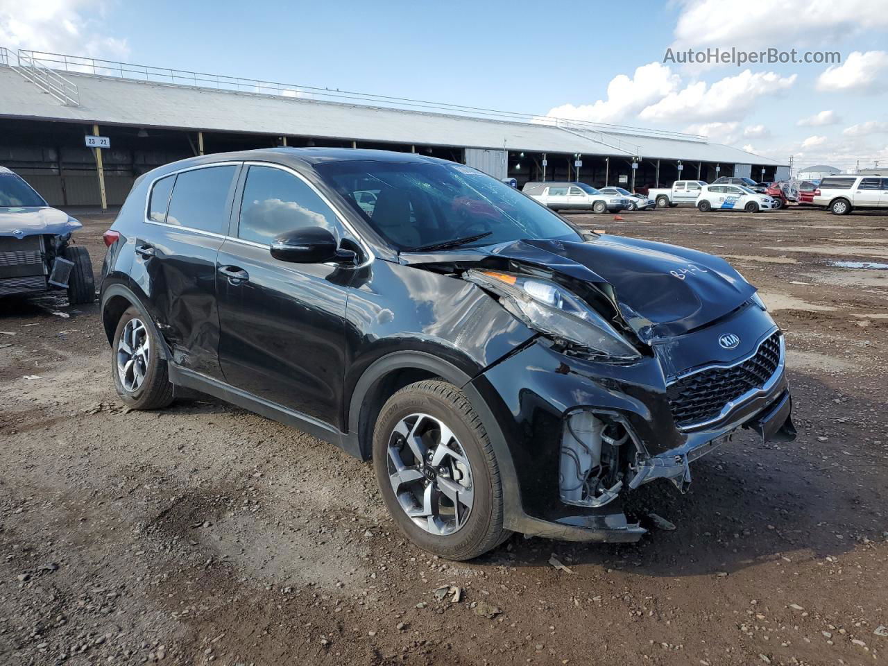 2020 Kia Sportage Lx Black vin: KNDPM3AC2L7782553