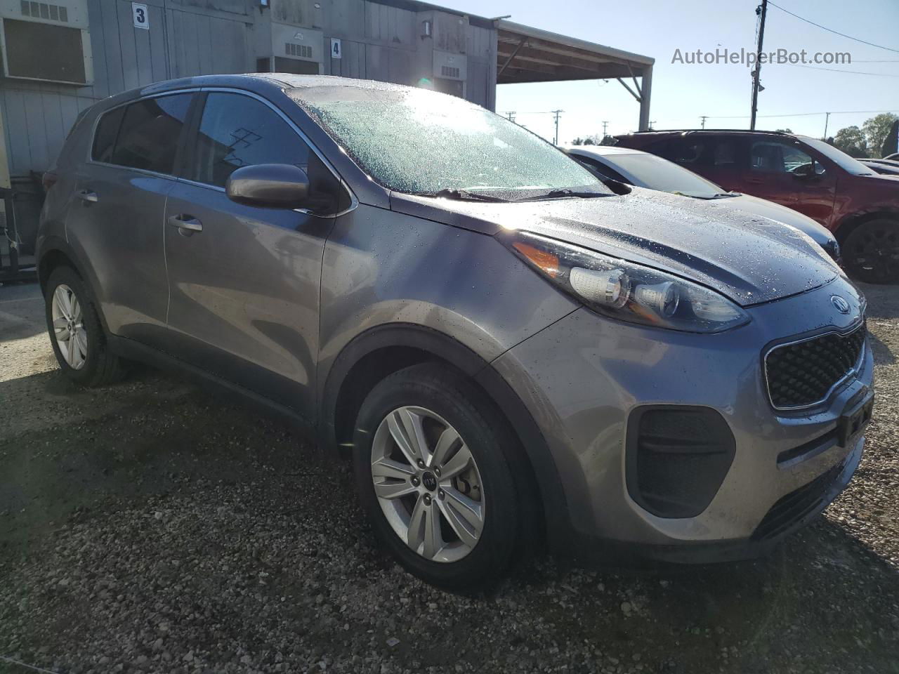 2017 Kia Sportage Lx Серый vin: KNDPM3AC3H7053078