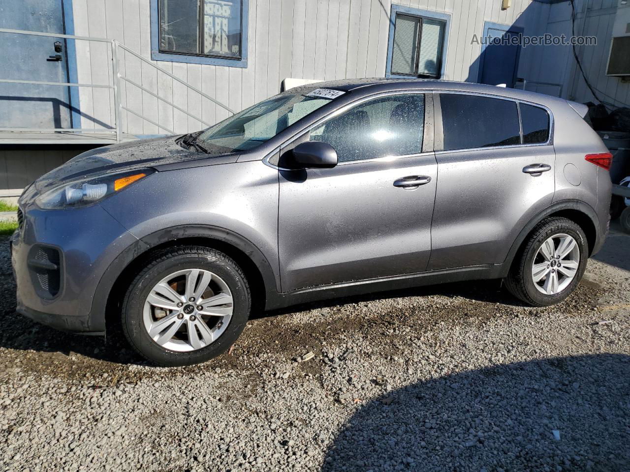 2017 Kia Sportage Lx Gray vin: KNDPM3AC3H7053078