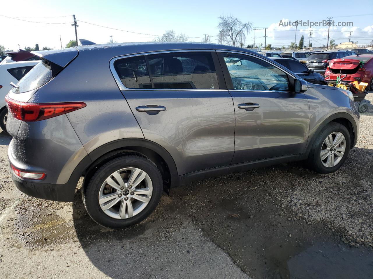 2017 Kia Sportage Lx Серый vin: KNDPM3AC3H7053078