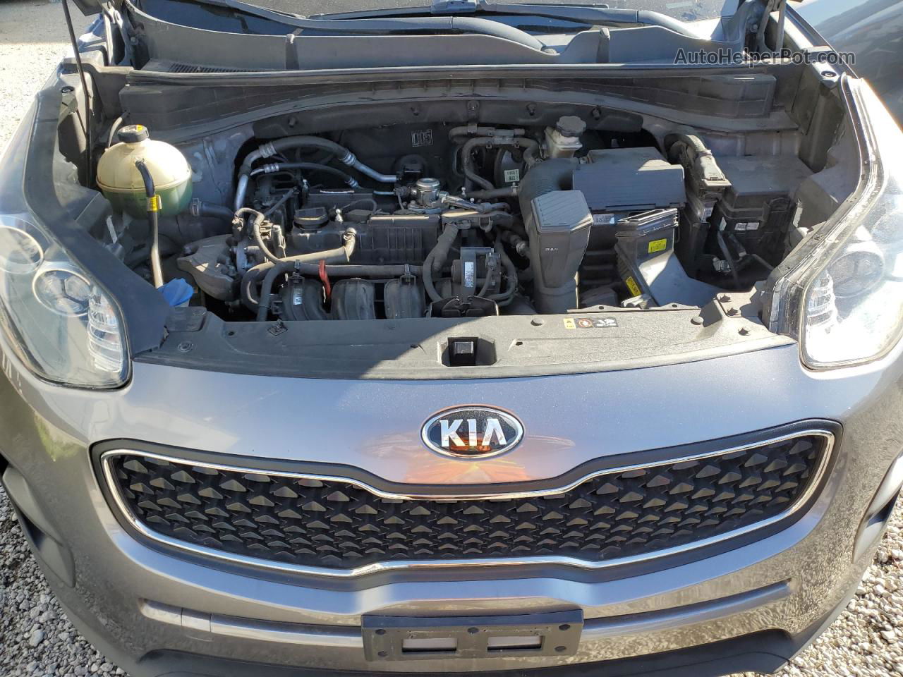 2017 Kia Sportage Lx Gray vin: KNDPM3AC3H7053078