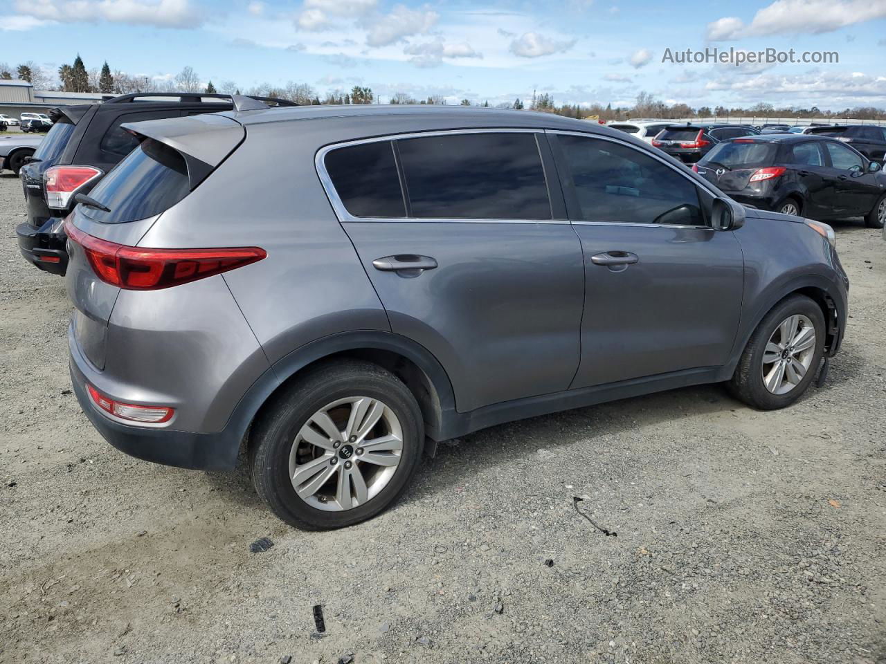 2017 Kia Sportage Lx Серый vin: KNDPM3AC3H7086758