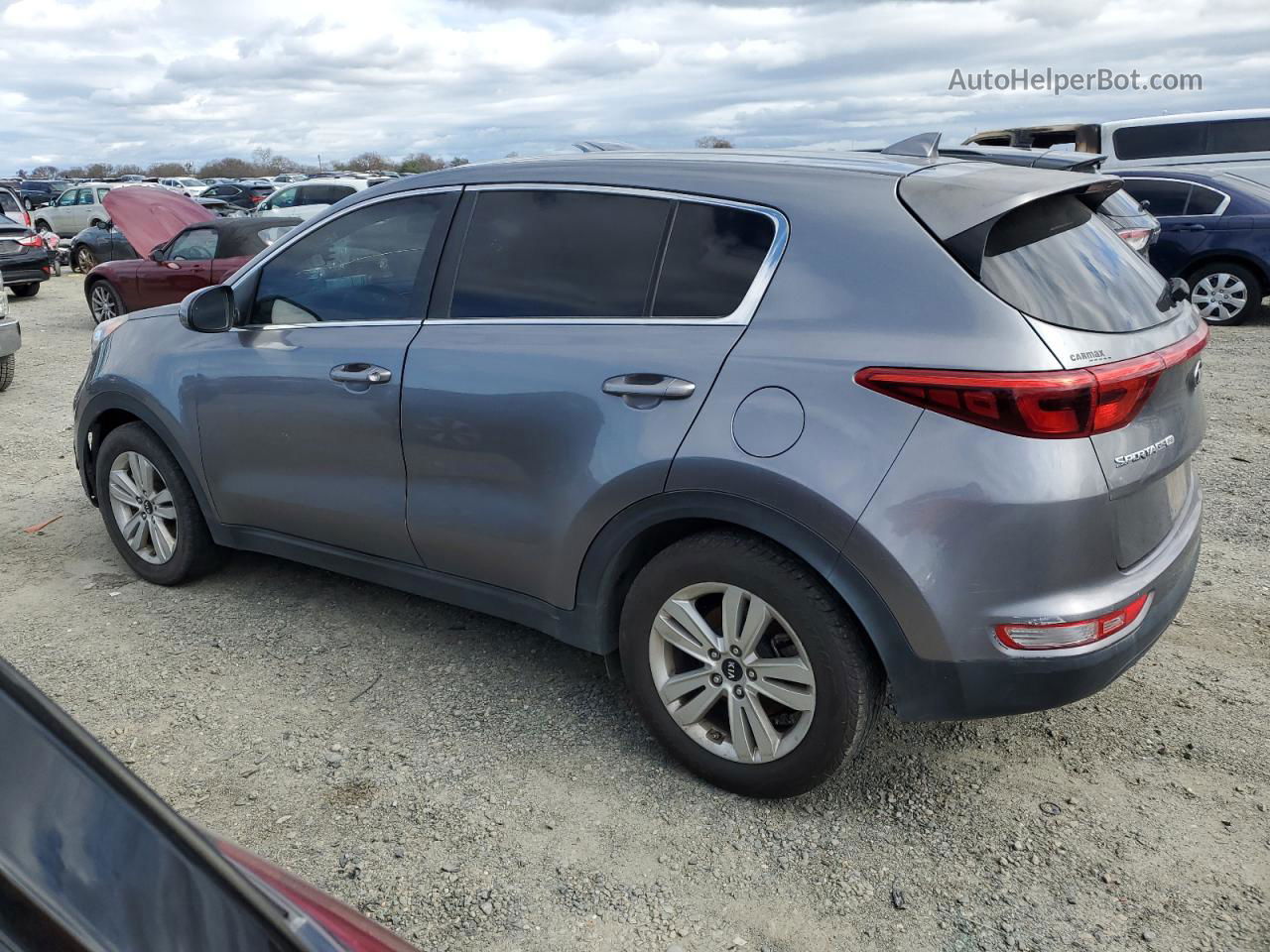 2017 Kia Sportage Lx Серый vin: KNDPM3AC3H7086758