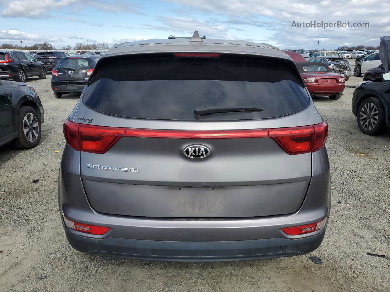 2017 Kia Sportage Lx Серый vin: KNDPM3AC3H7086758