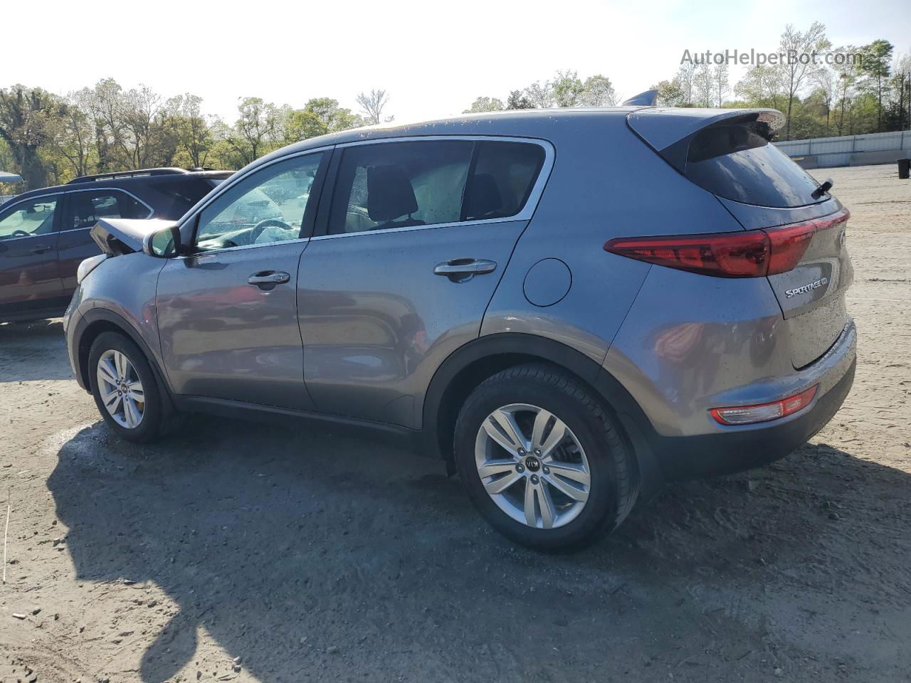 2017 Kia Sportage Lx Gray vin: KNDPM3AC3H7115885