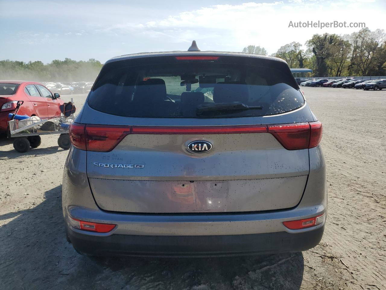 2017 Kia Sportage Lx Gray vin: KNDPM3AC3H7115885