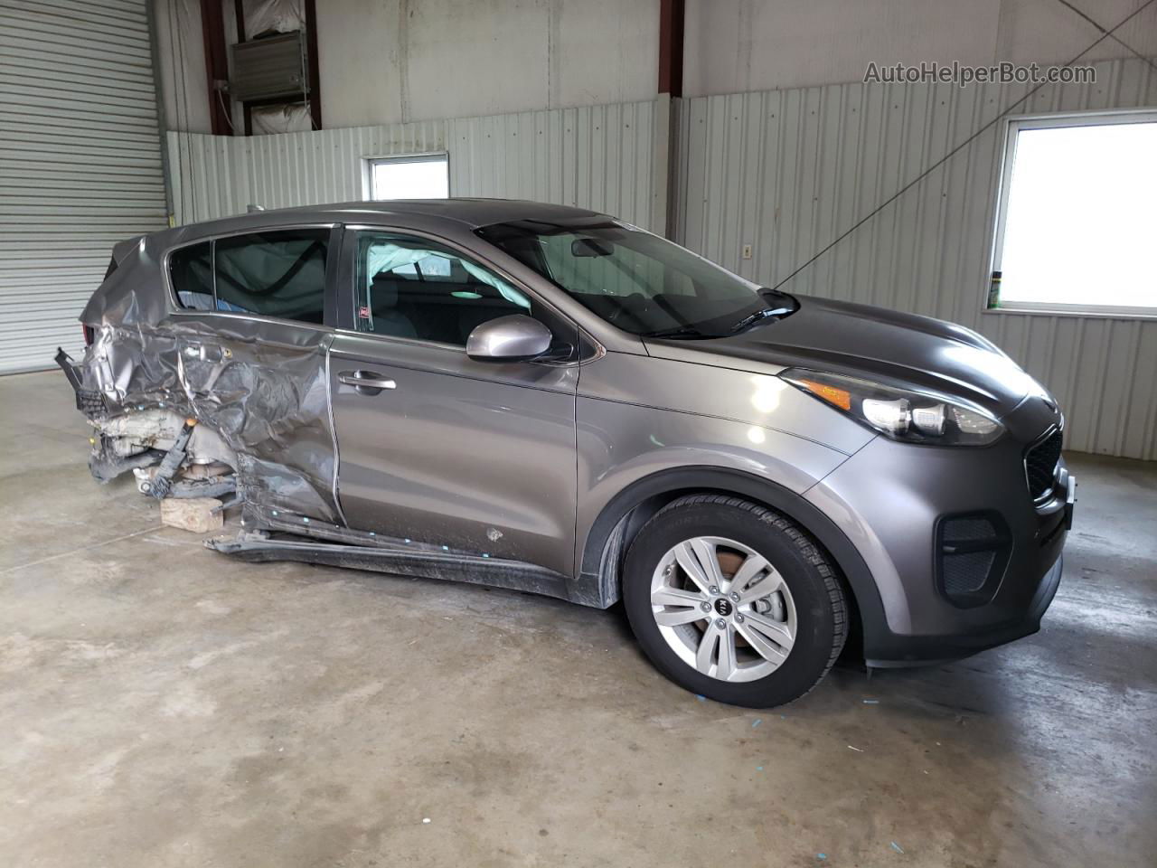 2017 Kia Sportage Lx Серый vin: KNDPM3AC3H7168201