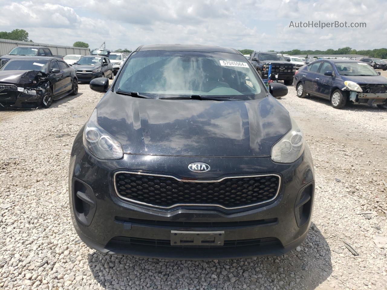 2017 Kia Sportage Lx Black vin: KNDPM3AC3H7261820