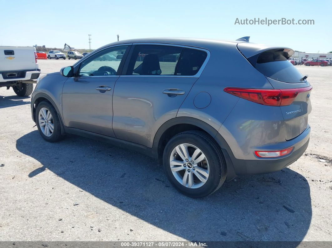 2017 Kia Sportage Lx Gray vin: KNDPM3AC3H7267844