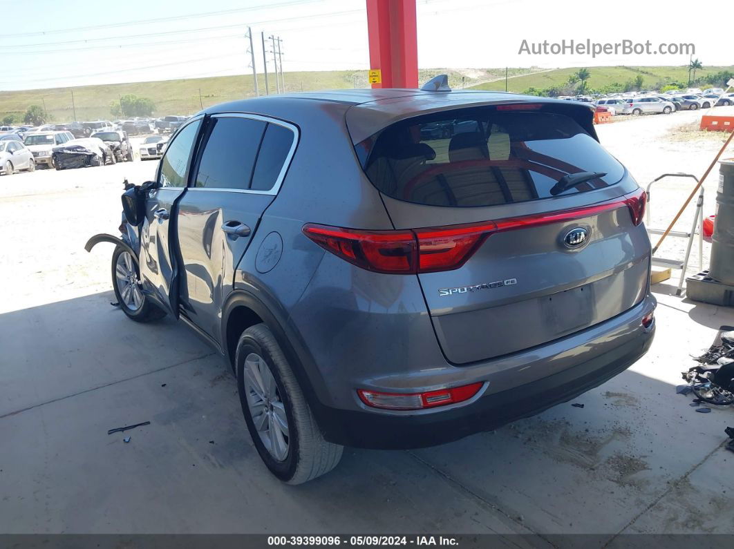 2017 Kia Sportage Lx Gray vin: KNDPM3AC3H7294655