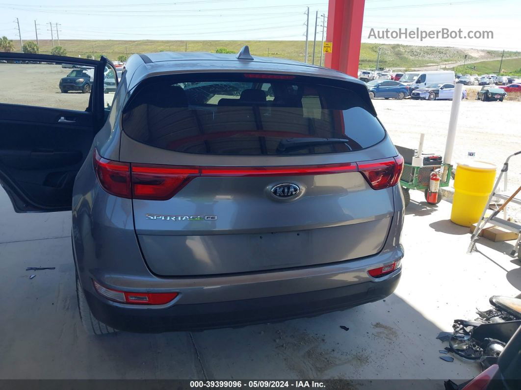 2017 Kia Sportage Lx Gray vin: KNDPM3AC3H7294655