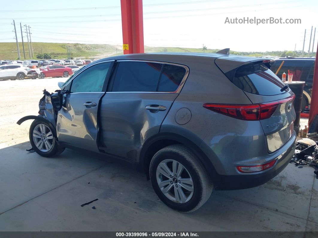 2017 Kia Sportage Lx Gray vin: KNDPM3AC3H7294655