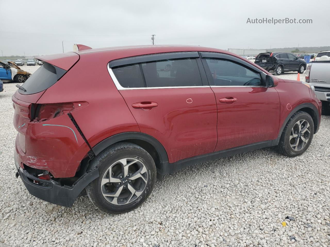 2020 Kia Sportage Lx Red vin: KNDPM3AC3L7639062