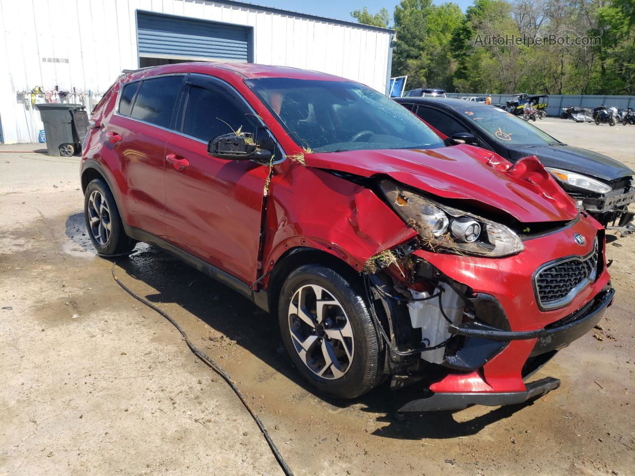 2020 Kia Sportage Lx Red vin: KNDPM3AC3L7719283