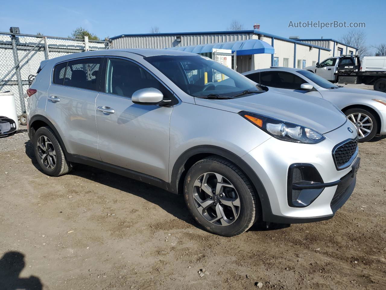 2020 Kia Sportage Lx Silver vin: KNDPM3AC3L7722359