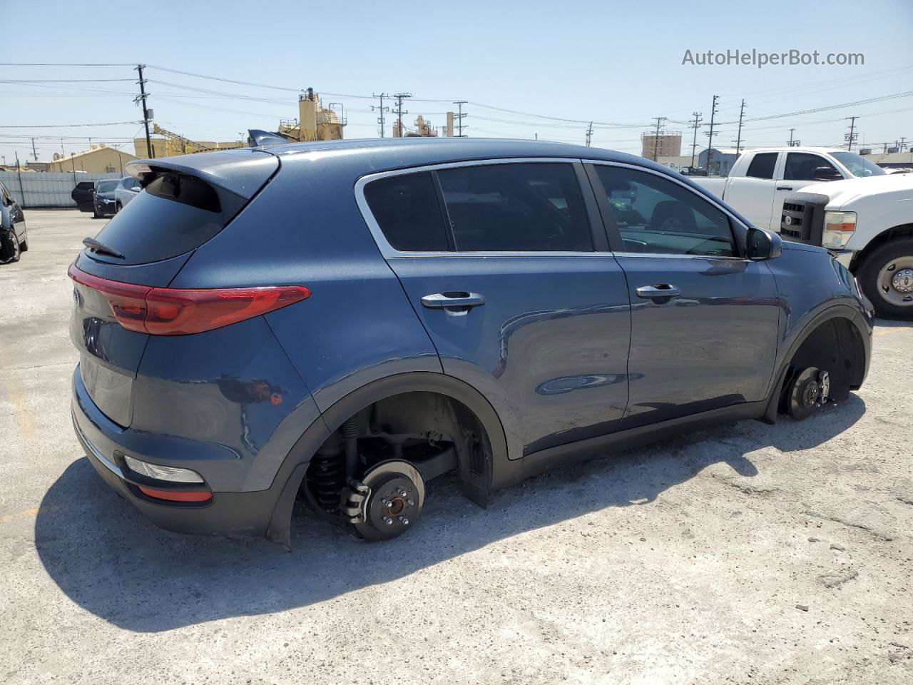 2020 Kia Sportage Lx Blue vin: KNDPM3AC3L7722586