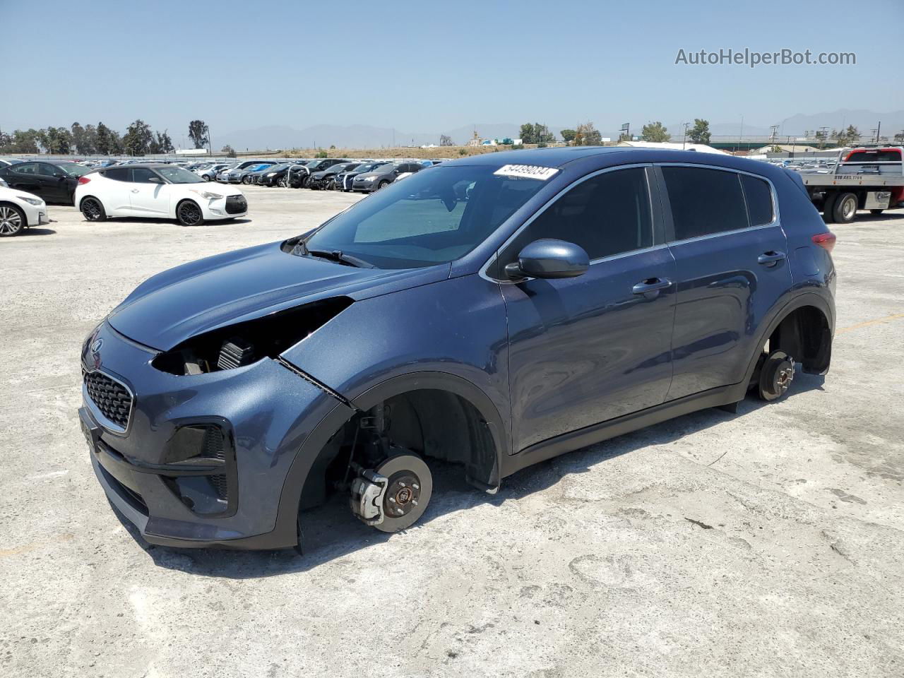 2020 Kia Sportage Lx Blue vin: KNDPM3AC3L7722586