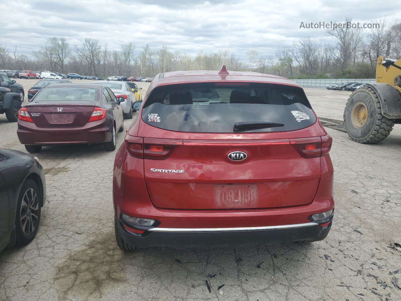 2020 Kia Sportage Lx Red vin: KNDPM3AC3L7726265