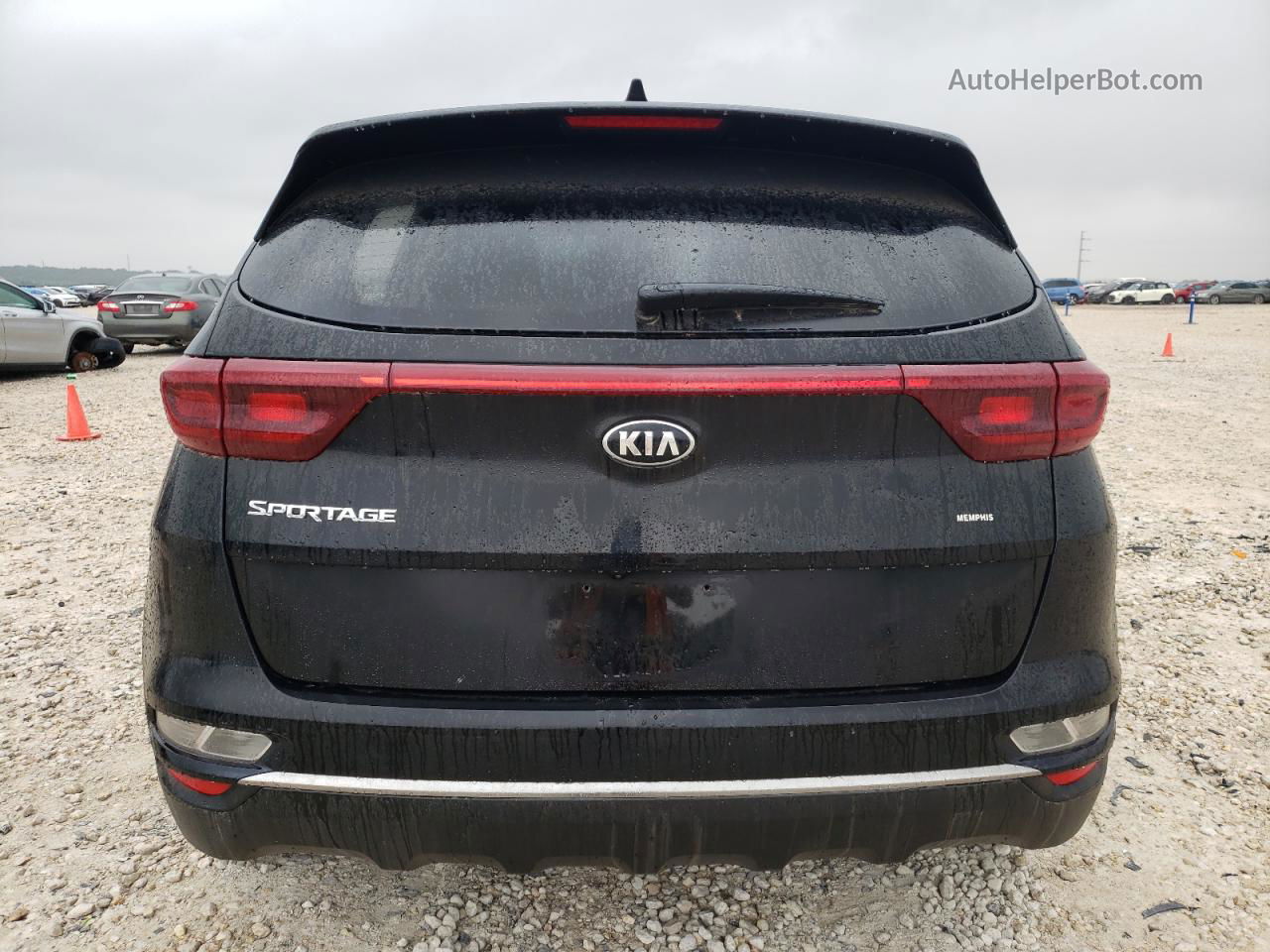 2020 Kia Sportage Lx Black vin: KNDPM3AC3L7742434