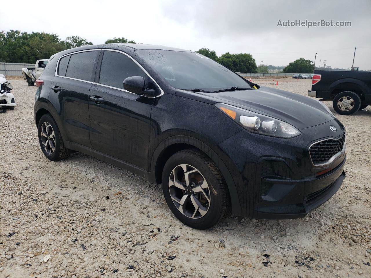 2020 Kia Sportage Lx Black vin: KNDPM3AC3L7742434