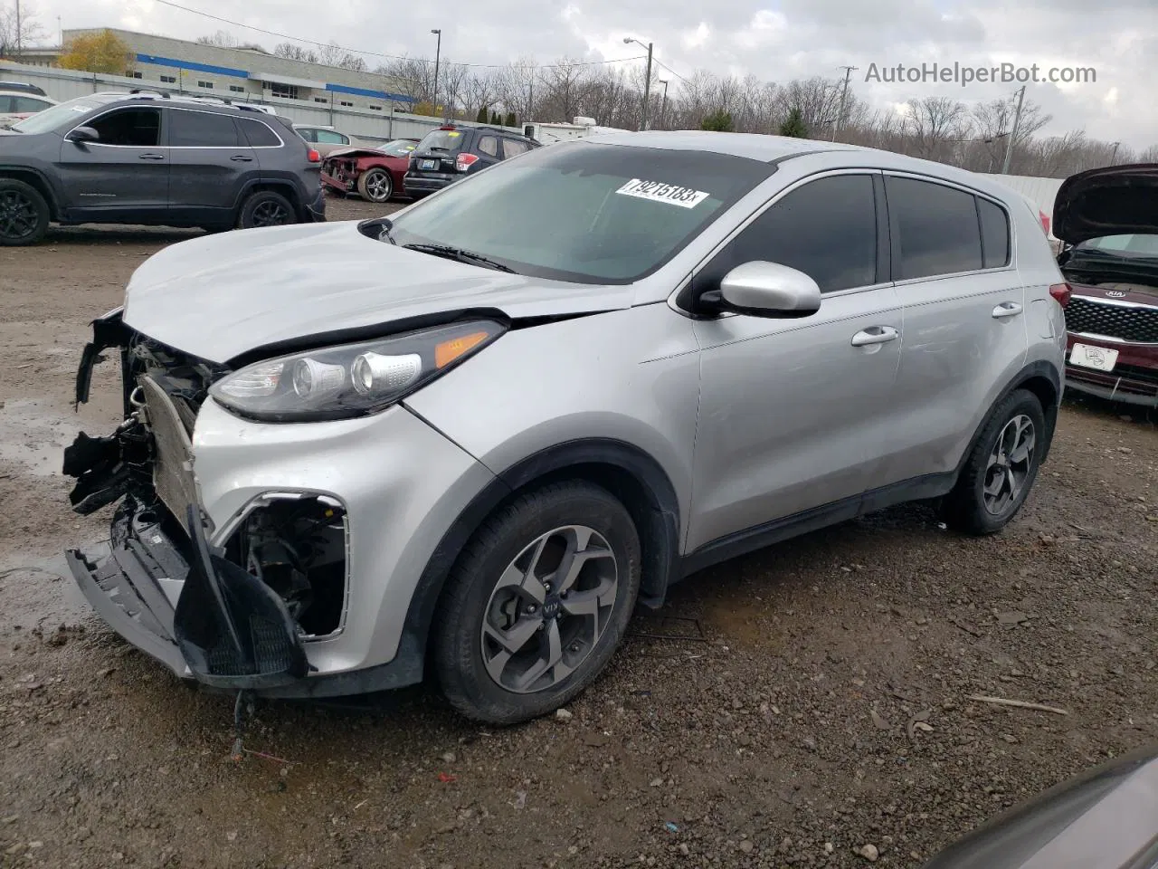 2020 Kia Sportage Lx Silver vin: KNDPM3AC3L7746726