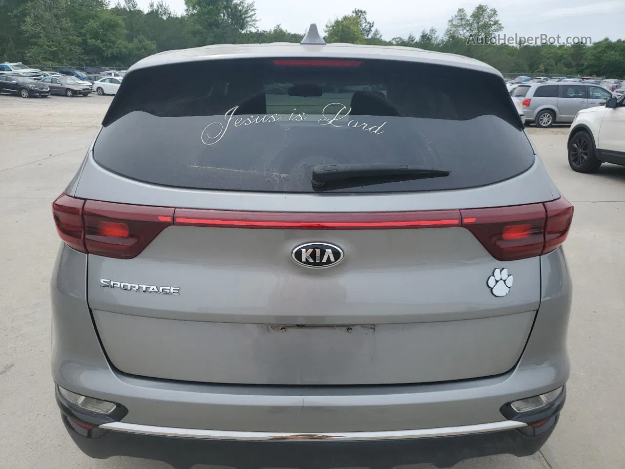 2020 Kia Sportage Lx Silver vin: KNDPM3AC3L7763784