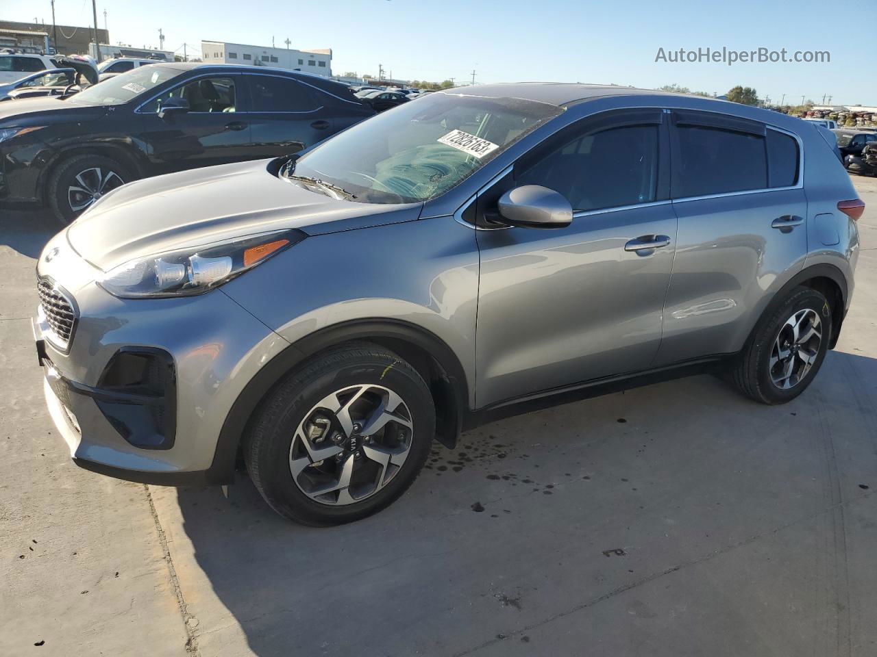 2020 Kia Sportage Lx Gray vin: KNDPM3AC3L7798485