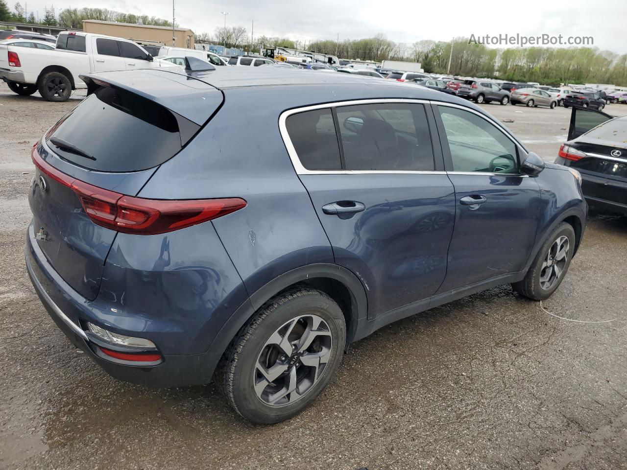 2020 Kia Sportage Lx Blue vin: KNDPM3AC3L7840749