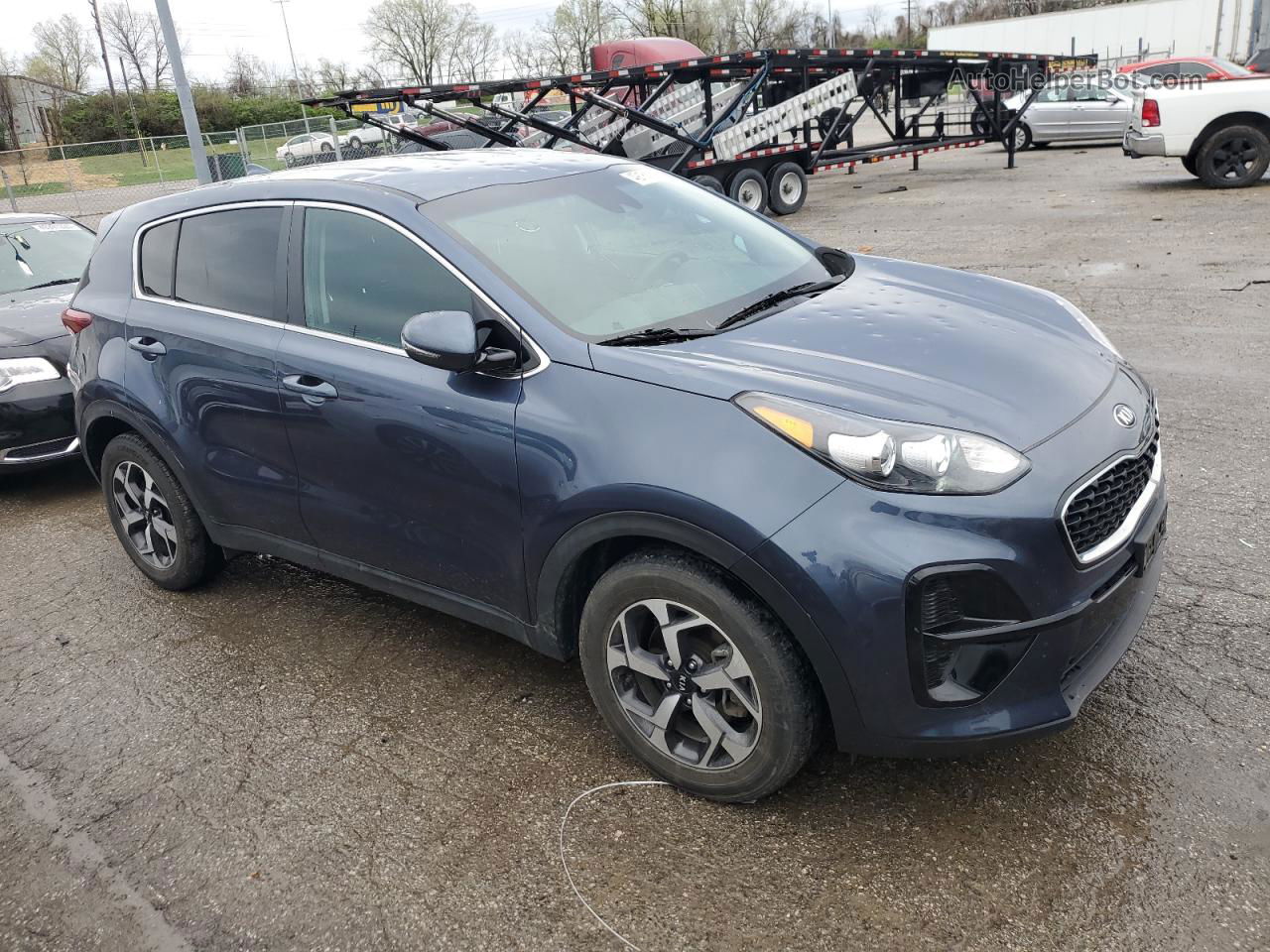 2020 Kia Sportage Lx Синий vin: KNDPM3AC3L7840749