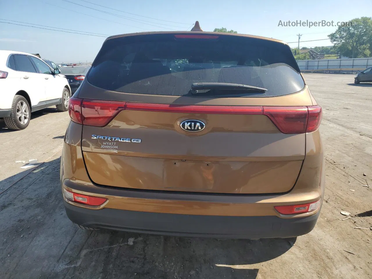 2017 Kia Sportage Lx Brown vin: KNDPM3AC4H7039884