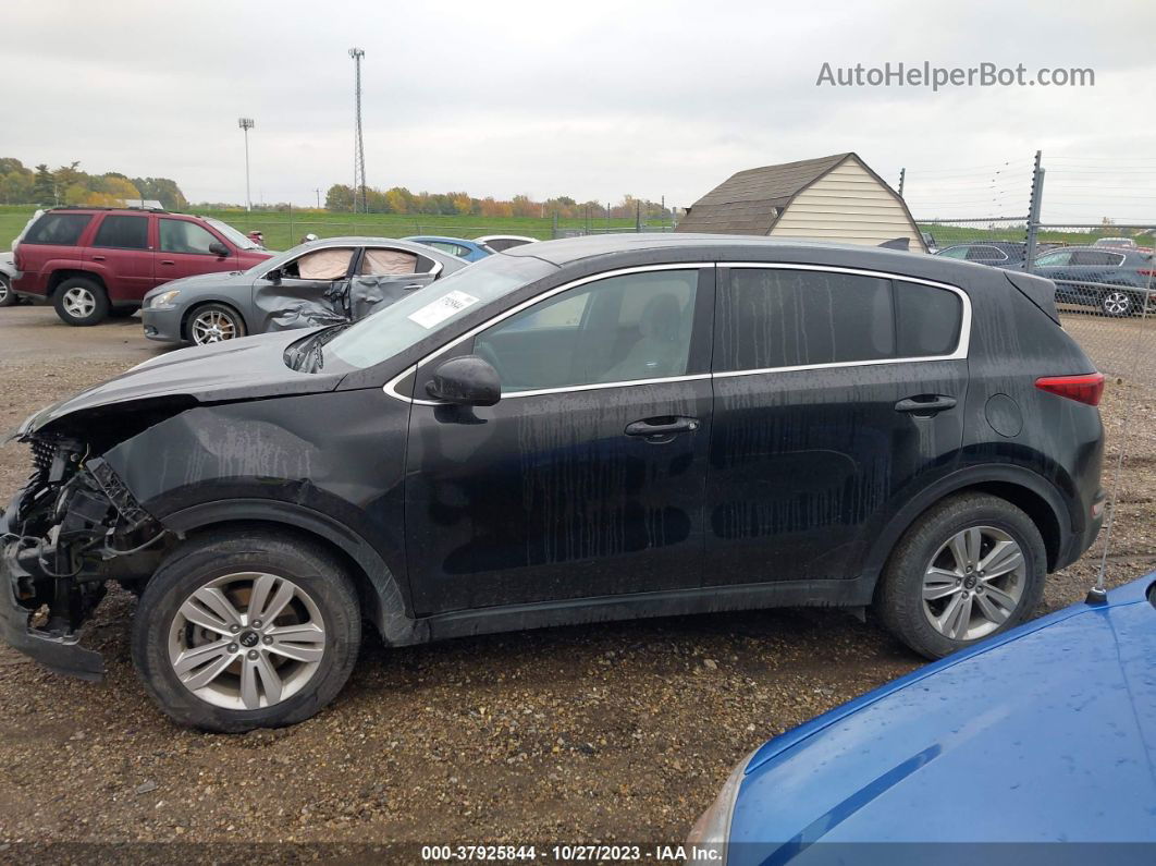 2017 Kia Sportage Lx Черный vin: KNDPM3AC4H7065997