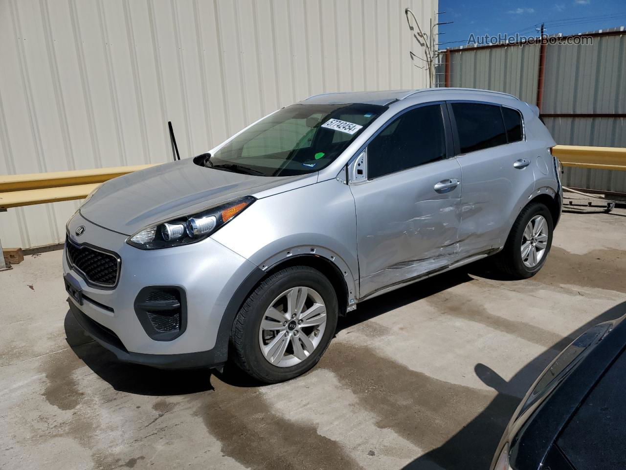 2017 Kia Sportage Lx Silver vin: KNDPM3AC4H7085344