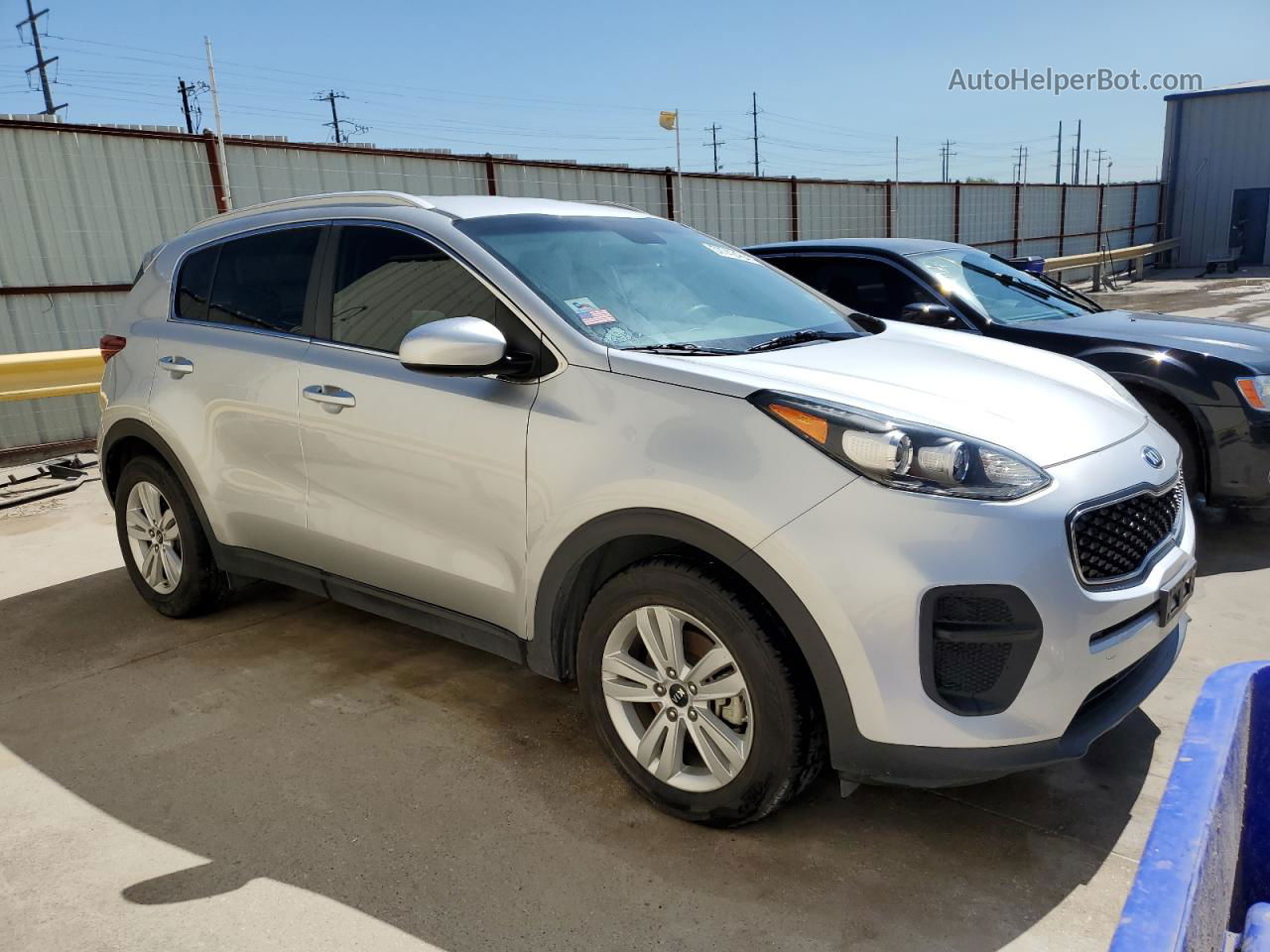 2017 Kia Sportage Lx Silver vin: KNDPM3AC4H7085344