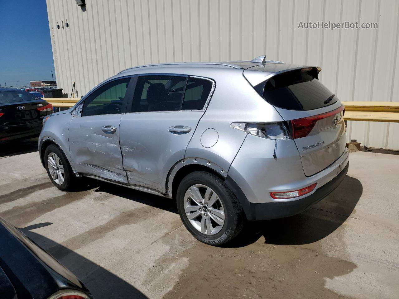 2017 Kia Sportage Lx Silver vin: KNDPM3AC4H7085344