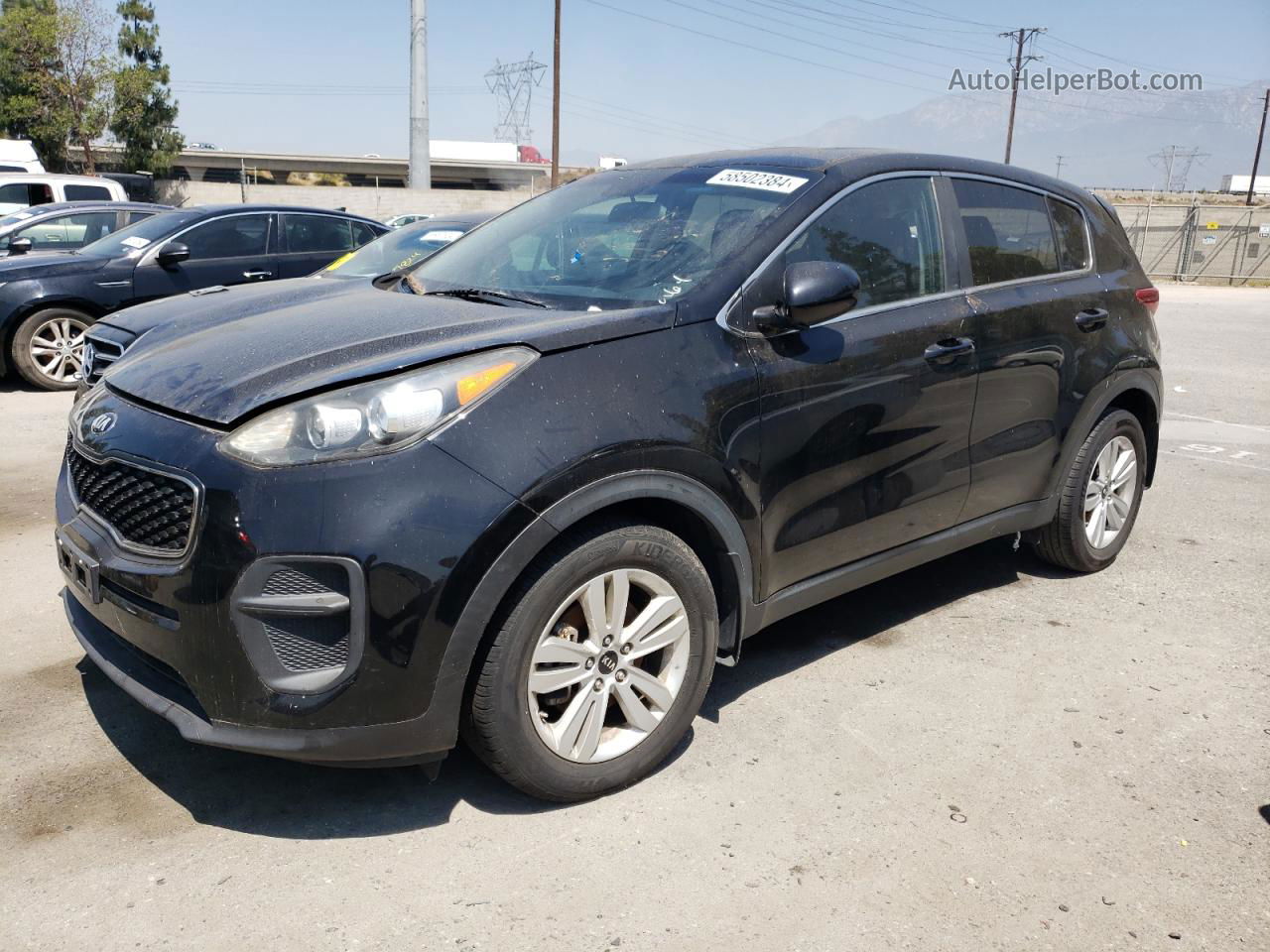 2017 Kia Sportage Lx Black vin: KNDPM3AC4H7087207