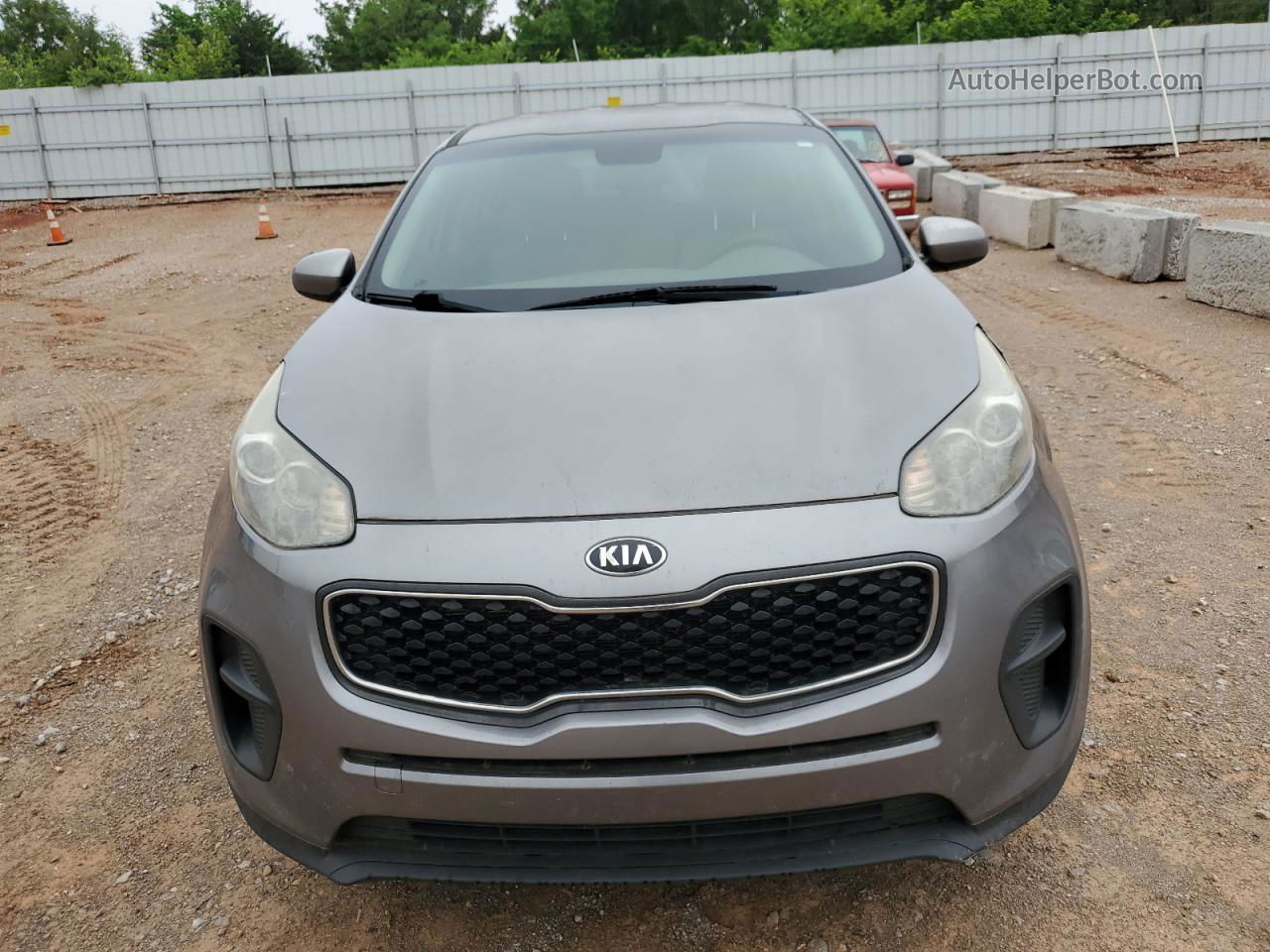 2017 Kia Sportage Lx Gray vin: KNDPM3AC4H7145249