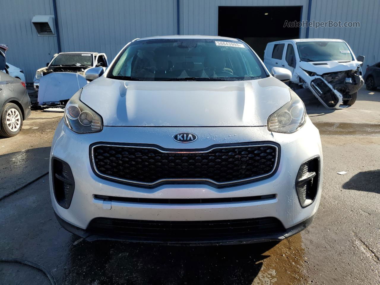 2017 Kia Sportage Lx Silver vin: KNDPM3AC4H7154341