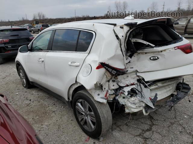 2017 Kia Sportage Lx White vin: KNDPM3AC4H7167381