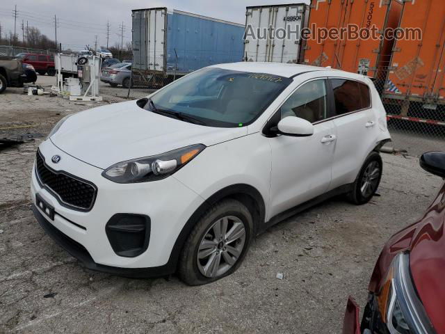 2017 Kia Sportage Lx White vin: KNDPM3AC4H7167381