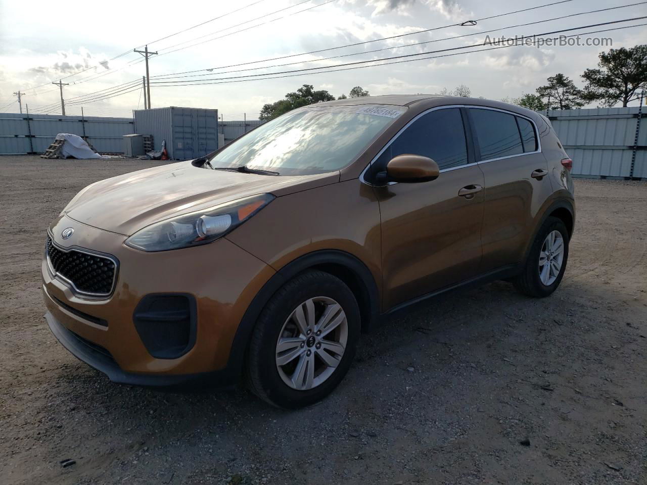 2017 Kia Sportage Lx Brown vin: KNDPM3AC4H7213663