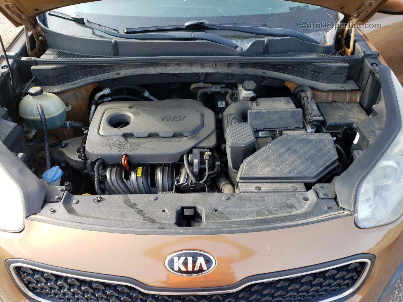 2017 Kia Sportage Lx Brown vin: KNDPM3AC4H7213663