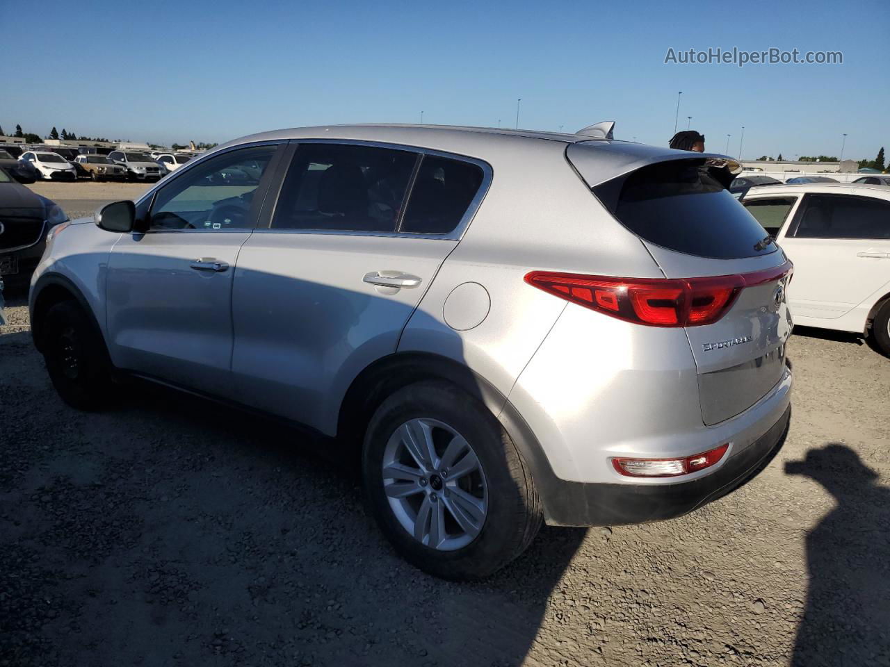 2017 Kia Sportage Lx Silver vin: KNDPM3AC4H7226770