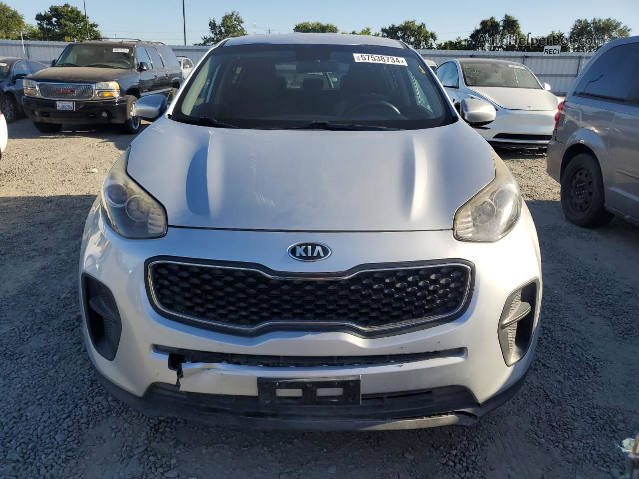 2017 Kia Sportage Lx Silver vin: KNDPM3AC4H7226770