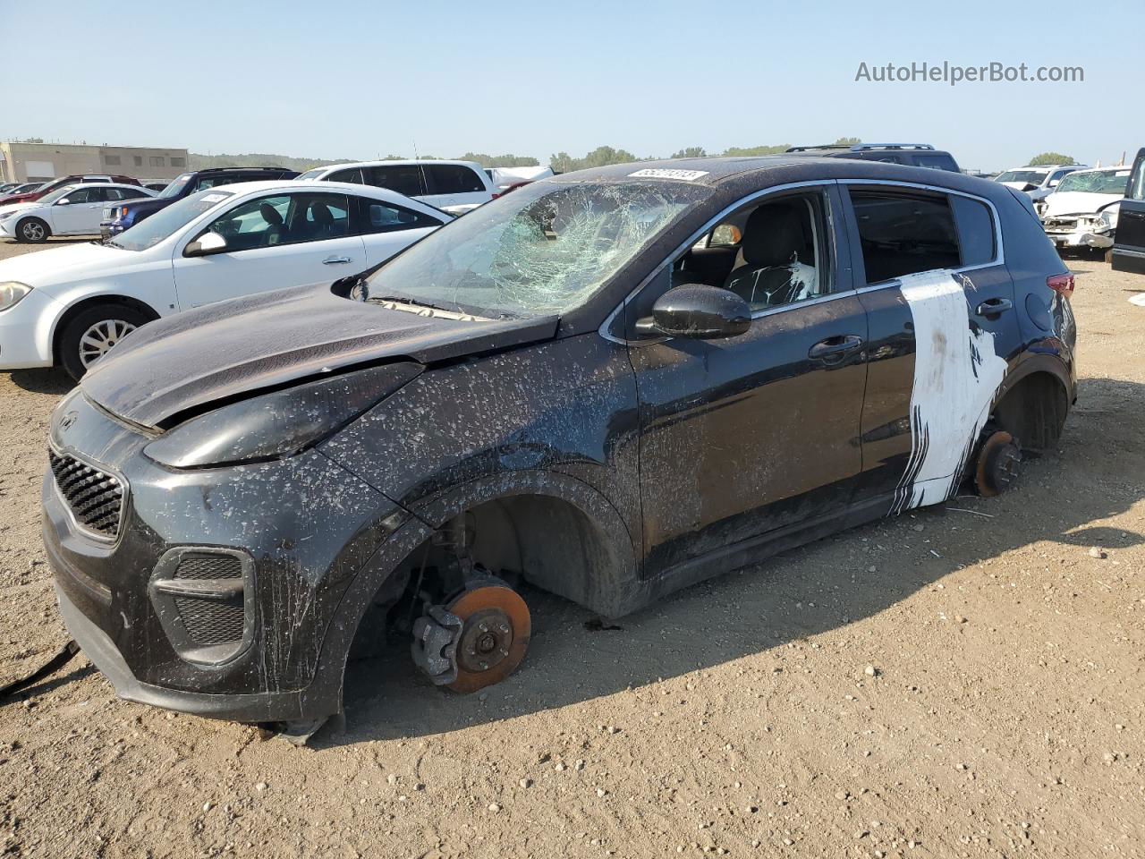 2017 Kia Sportage Lx Black vin: KNDPM3AC4H7239339