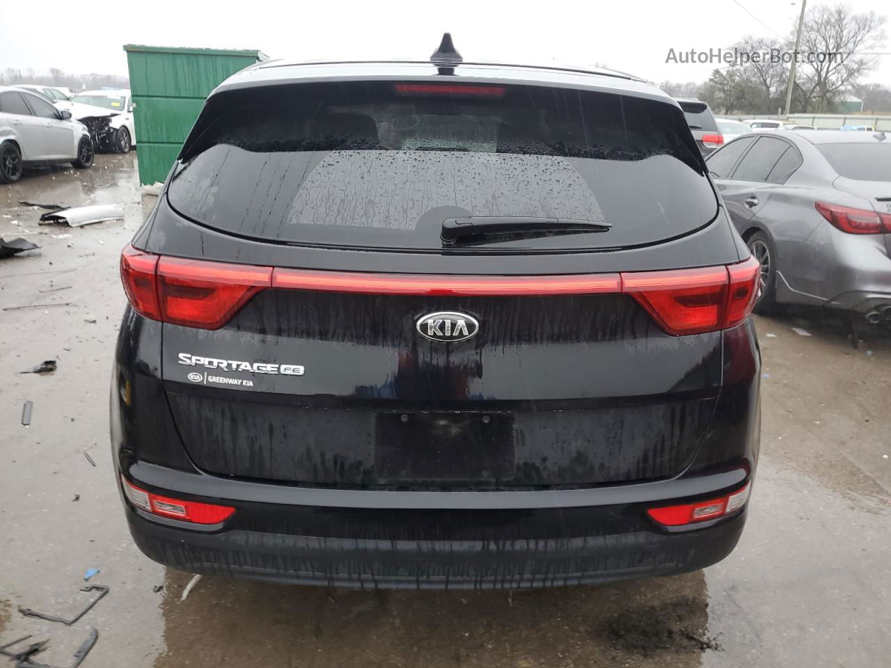 2017 Kia Sportage Lx Черный vin: KNDPM3AC4H7293188