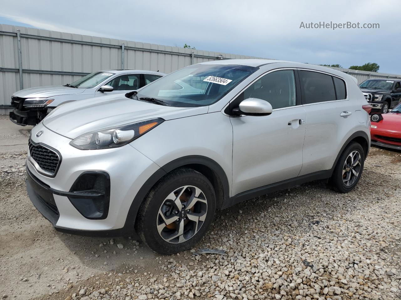 2020 Kia Sportage Lx Silver vin: KNDPM3AC4L7635523