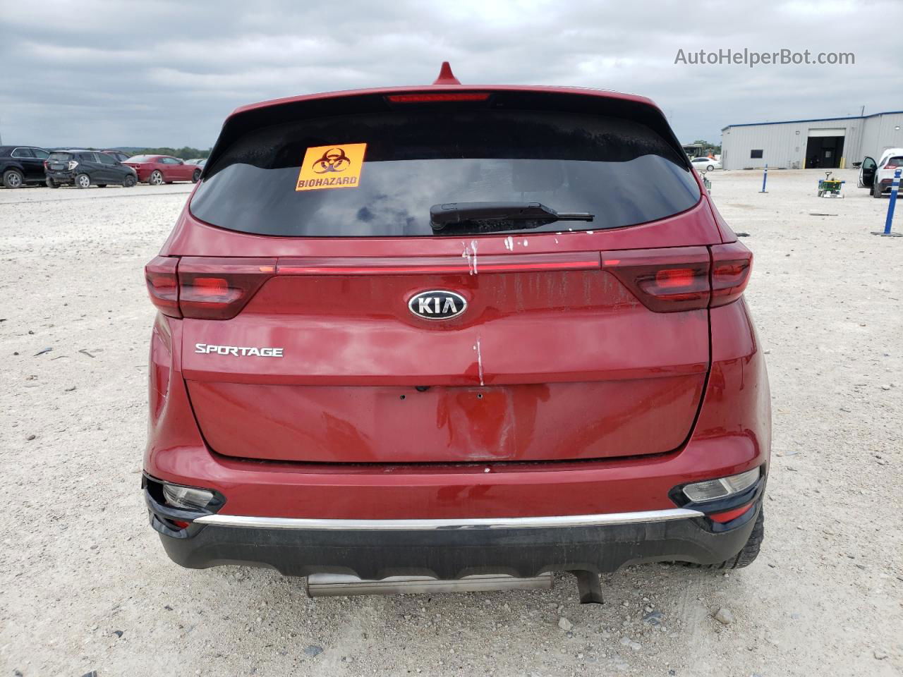 2020 Kia Sportage Lx Red vin: KNDPM3AC4L7776446