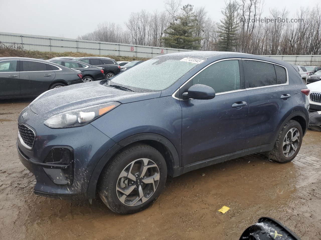 2020 Kia Sportage Lx Blue vin: KNDPM3AC4L7779752